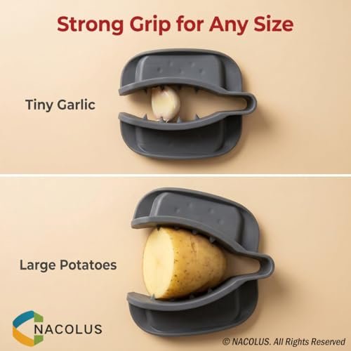 NACOLUS Grater Finger Guard for Mandoline Slicer,Vegetable Grater,Food Grabber for Box Grater,Finger Guards for Chopping, Slicing & Dicing, Sharp Knife Hand Protective Gear for Kitchen & Home (Gray) - Image 3