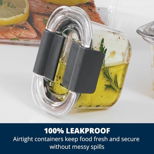 Rubbermaid Brilliance BPA Free 44-Piece Food Storage Containers Set Airtight Leak-Proof with Lids for Meal Prep Lunch and Leftovers - Image 3