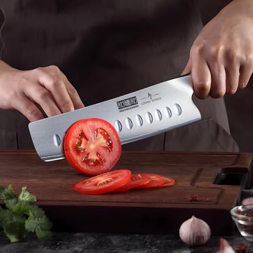 HOSHANHO 7 Inch Nakiri Knife, Ultra Sharp Japanese Kitchen Chef Knife - Image 5
