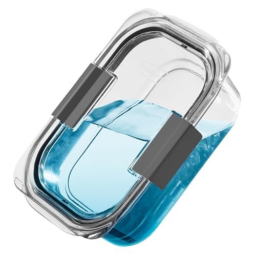 Rubbermaid Brilliance Tritan Plastic Food Storage Containers BPA Free Airtight Lids Ideal for Lunch Meal Prep & Leftovers Set of 5 (3.2 Cup) - Image 3