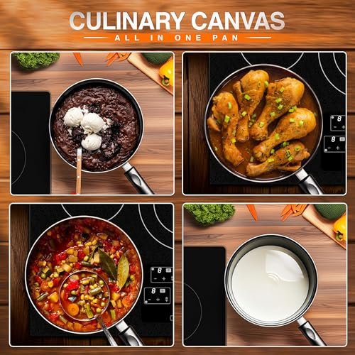 Utopia Kitchen Nonstick Saucepan Set with Lids 1 QT 2 QT Pots PFOS Free - Image 5